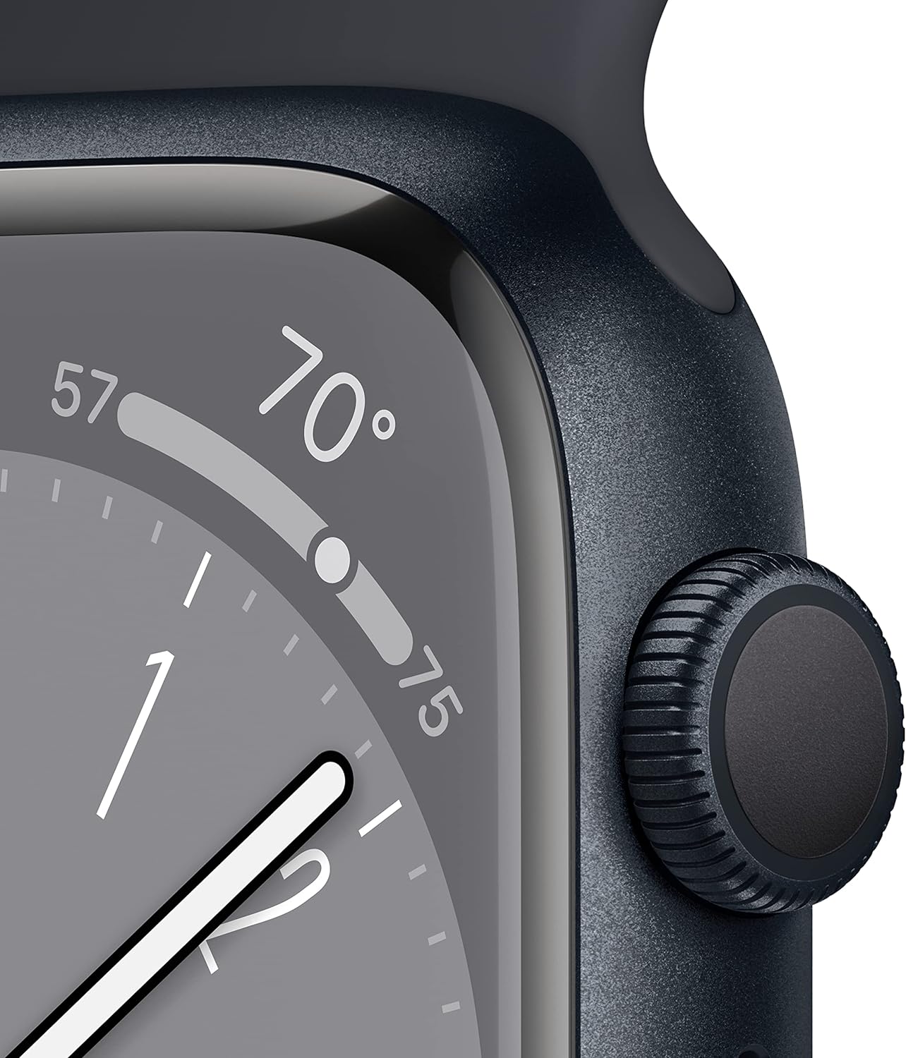 Apple Watch Series 8 (GPS) 41MM Midnight Aluminum Case Midnight Sport Band (Renewed)