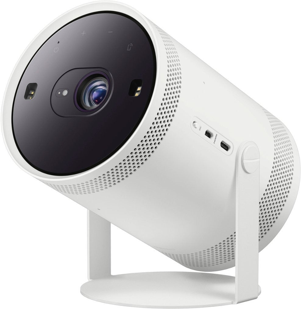 Samsung Freestyle (2nd Gen) FHD Portable Projector with Gaming Hub - White (Renewed)