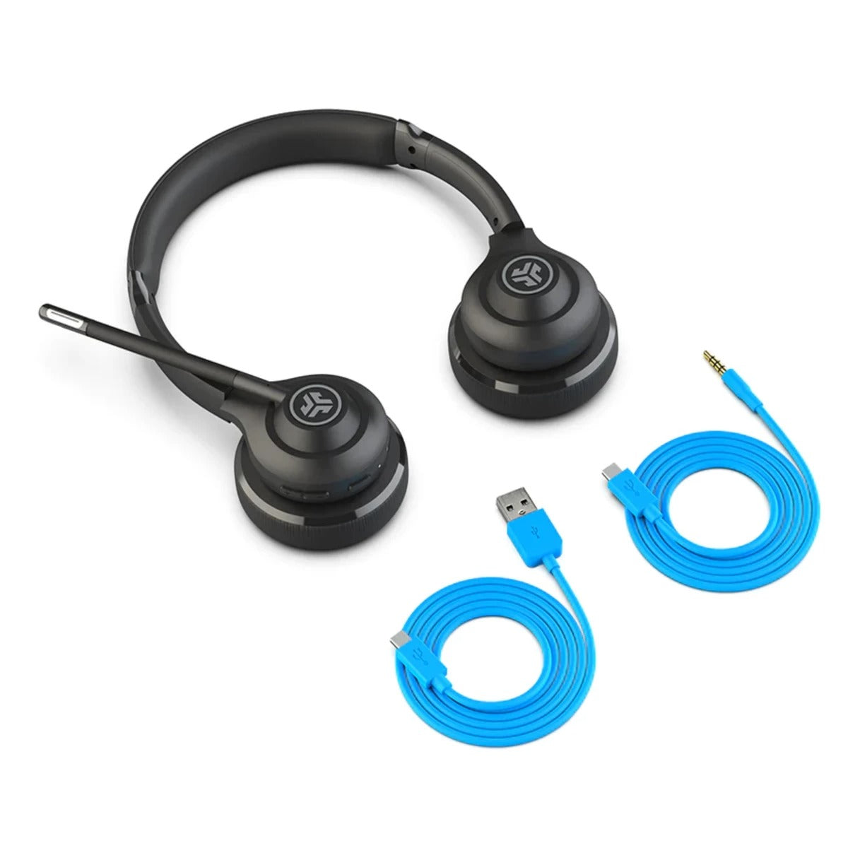 JLab GO Work Wireless Headset - Black (Certified Refurbished)