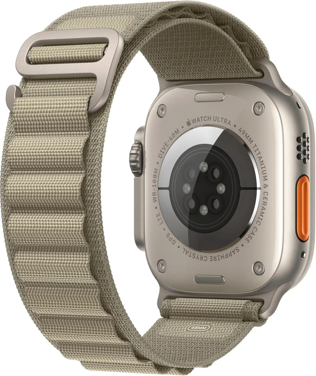 Apple Watch Ultra 2 (GPS + LTE) 49MM Titanium Case Olive Alpine Loop (Pre-Owned)