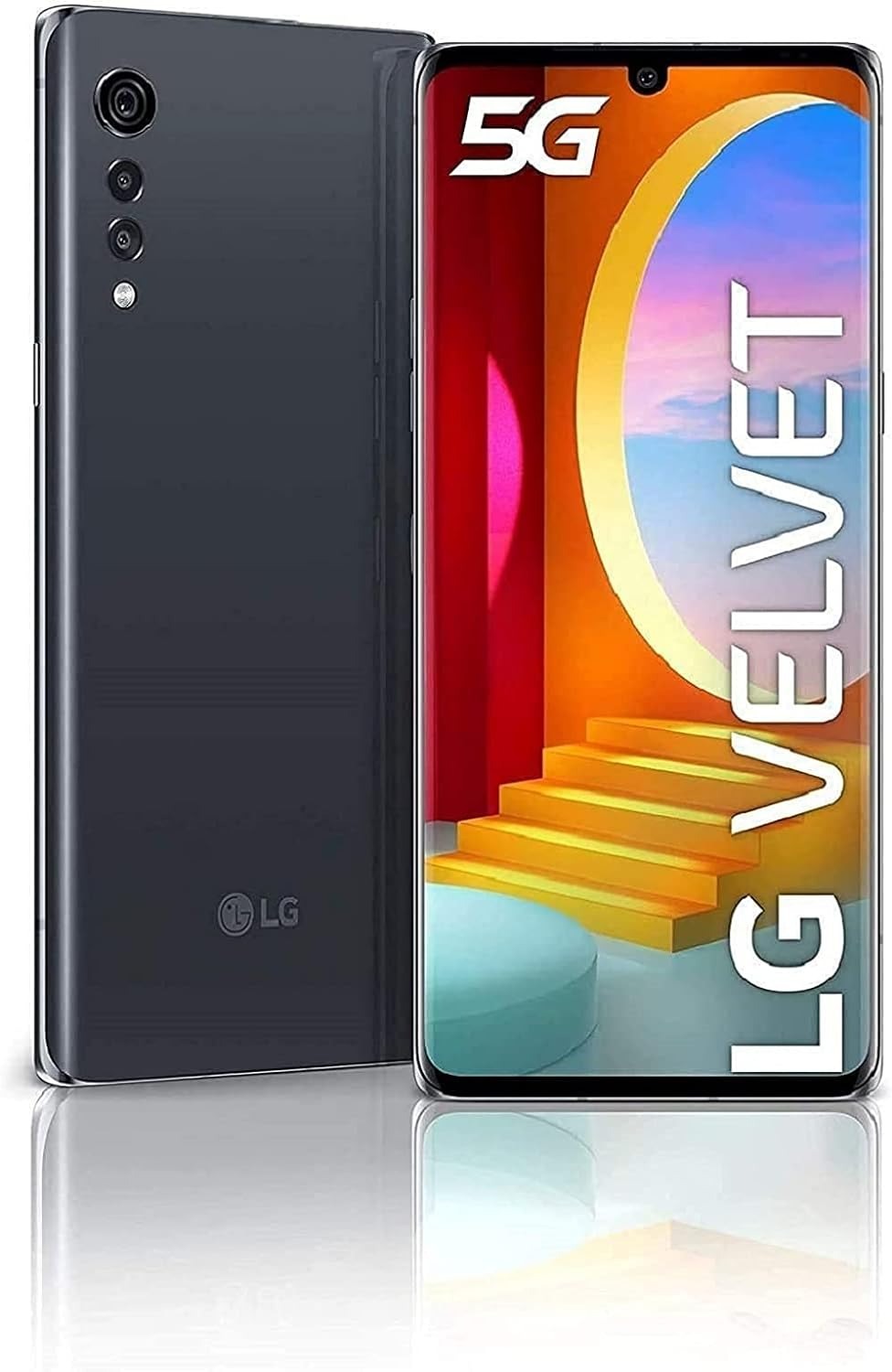 LG Velvet 5G 128GB (Unlocked) - Aurora Gray (Pre-Owned)
