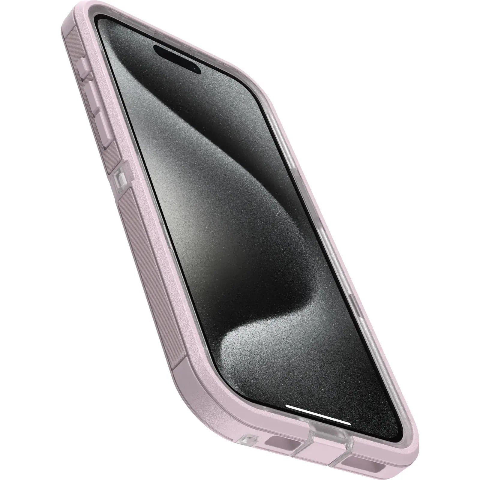 OtterBox DEFENDER SERIES XT Clear Case for iPhone 15 Pro - Mountain Frost (Clear / Pink) (Certified Refurbished)