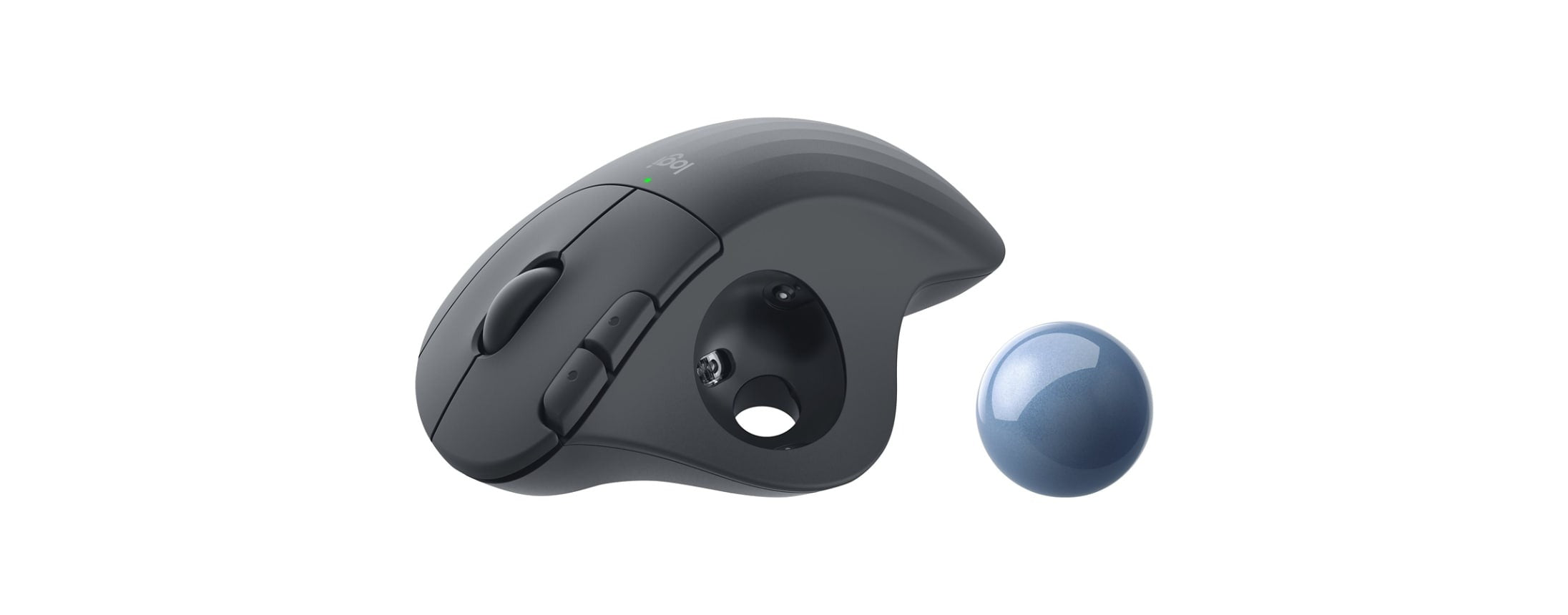 Logitech ERGO M575 Wireless Trackball Mouse with Ergonomic Design - Graphite (Pre-Owned)