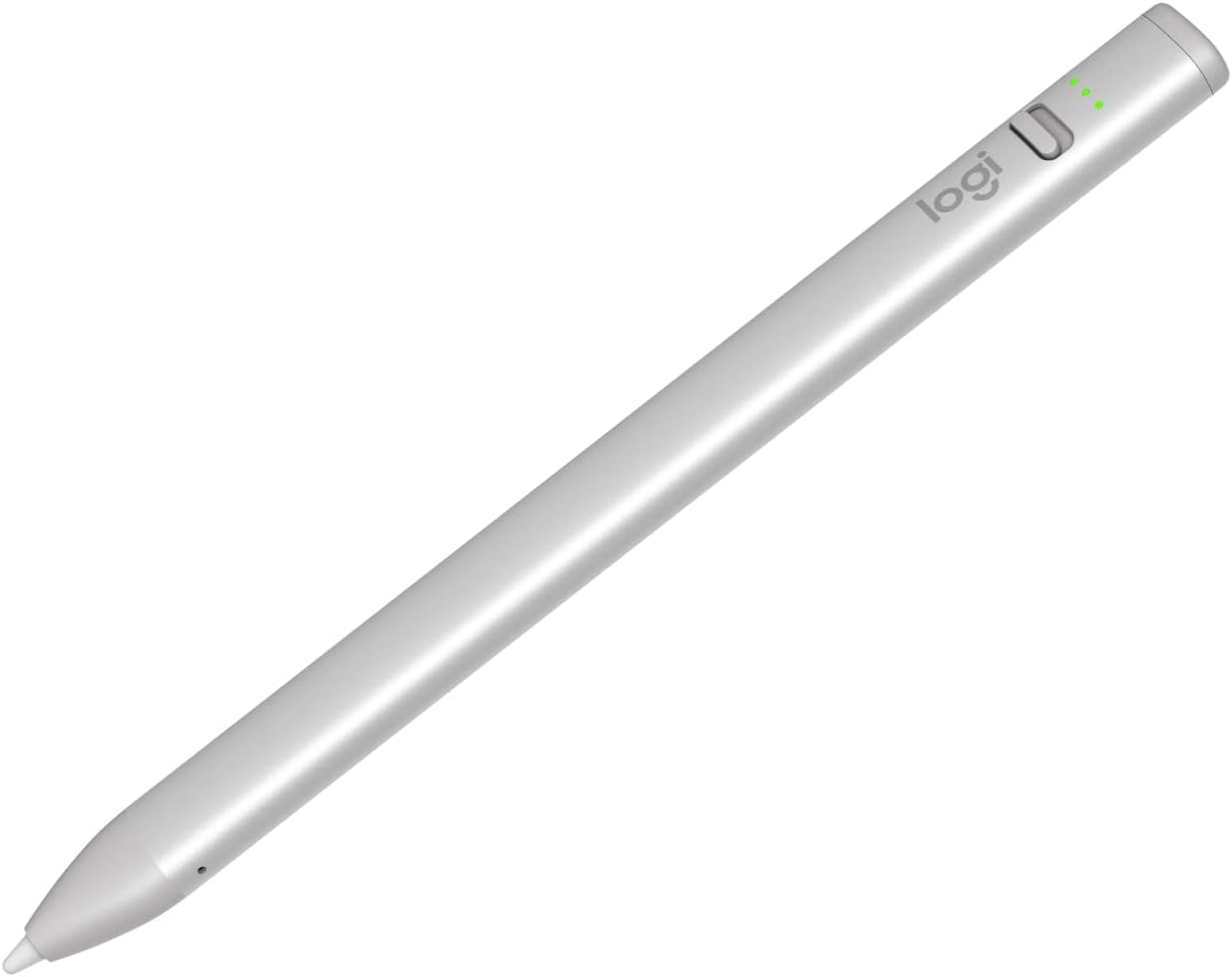 Logitech Crayon Digital Pencil for Select Apple iPad Tablets - USB C - Mid Gray (Refurbished)