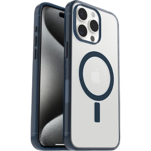 OtterBox LUMEN SERIES Case for MagSafe iPhone 15 Pro Max - Mako (Blue) (Certified Refurbished)