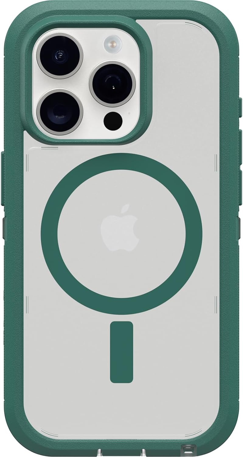OtterBox DEFENDER SERIES XT case w/MagSafe for iPhone 15 Pro - Velvet Evergreen (77-93257) - Refurbished