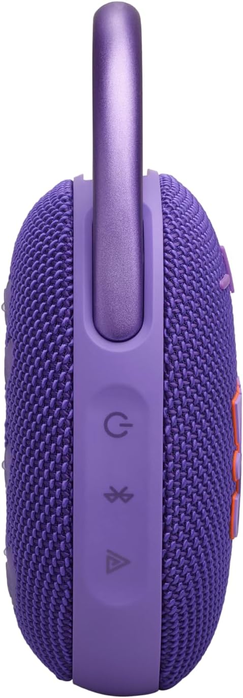 JBL CLIP 5 Portable Bluetooth Speaker - Purple (Refurbished)