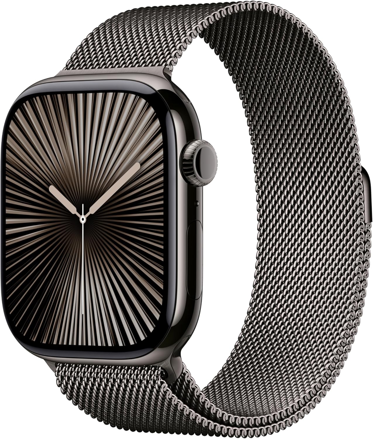 Apple Watch Series 10 (GPS+LTE) 46MM Slate Titanium Case Slate Milanese Loop (Certified Refurbished)
