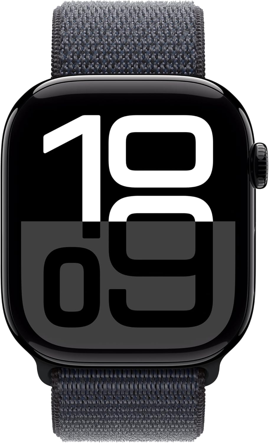 Apple Watch Series 10 (GPS+LTE) 46MM Jet Black Aluminum Case Ink Sport Loop (Refurbished)