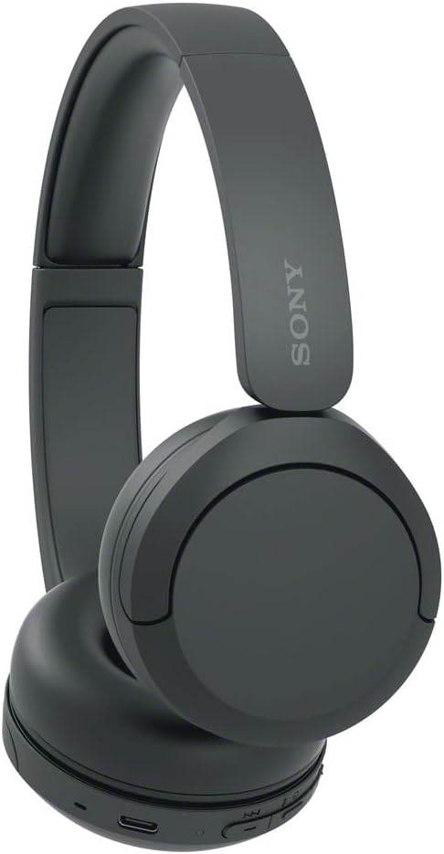 Sony WH-CH520 Wireless Headphones with Microphone - Black (Renewed)