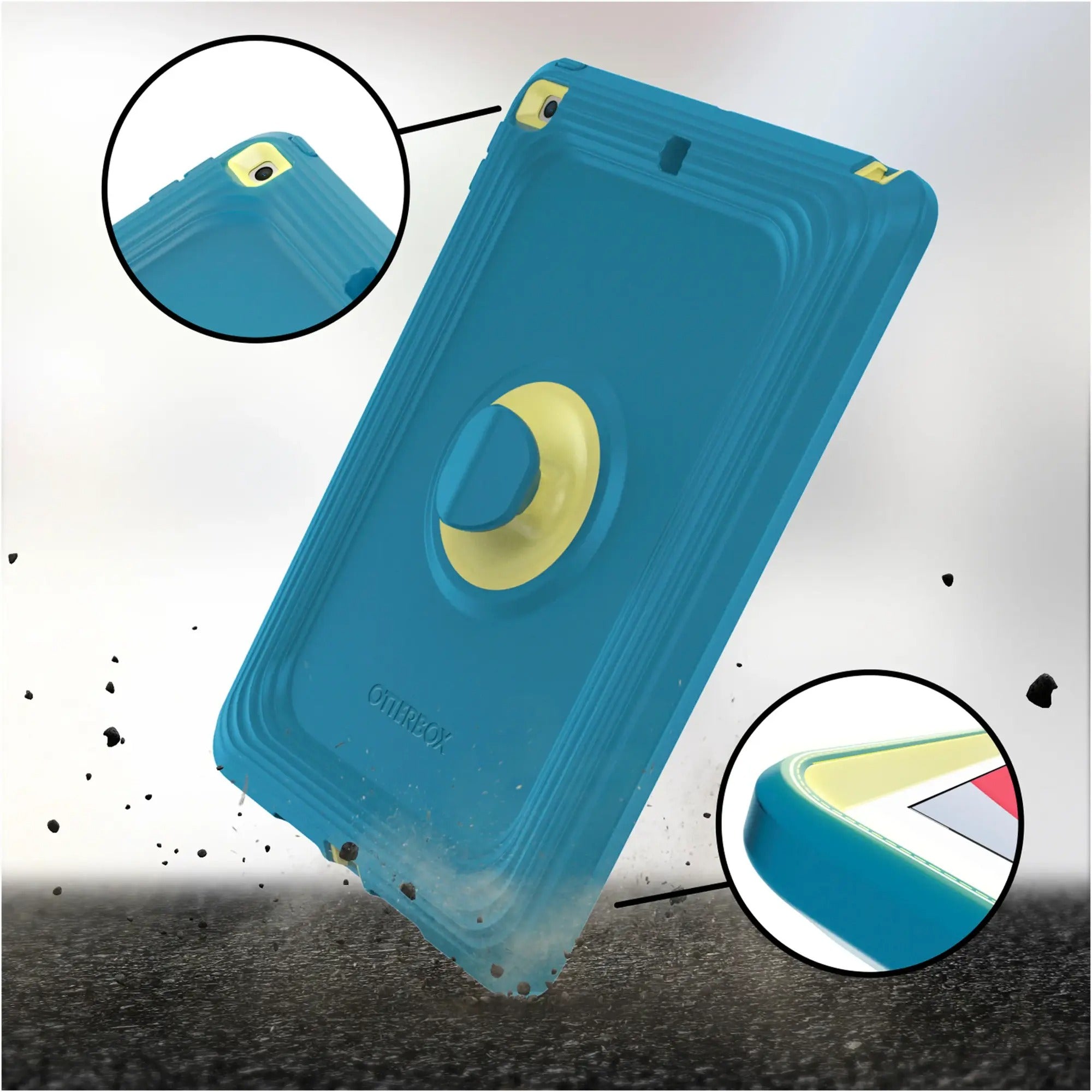 OtterBox Kids EasyGrab Tablet Case for iPad (7th, 8th, 9th Gen) - Galaxy Runner (Certified Refurbished)