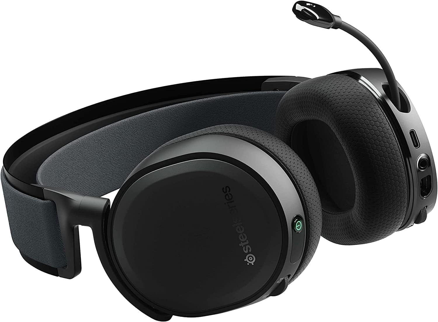 SteelSeries Arctis 7+ Wireless 7.1 Surround Sound Gaming Headset - Black (Refurbished)