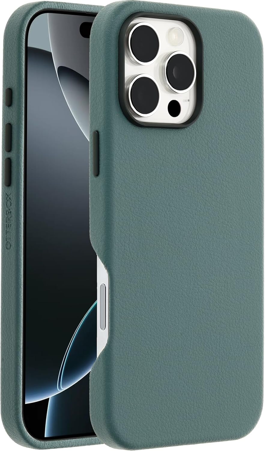 OtterBox SYMMETRY SERIES Cactus Leather Case for iPhone 16 Pro Max - Sagebrush (Green) (Certified Refurbished)