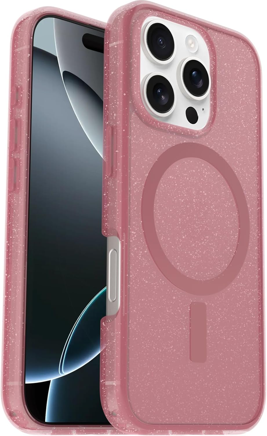 OtterBox SYMMETRY SERIES Clear Case for iPhone 16 Pro Max - Foxberry (Pink) (Certified Refurbished)