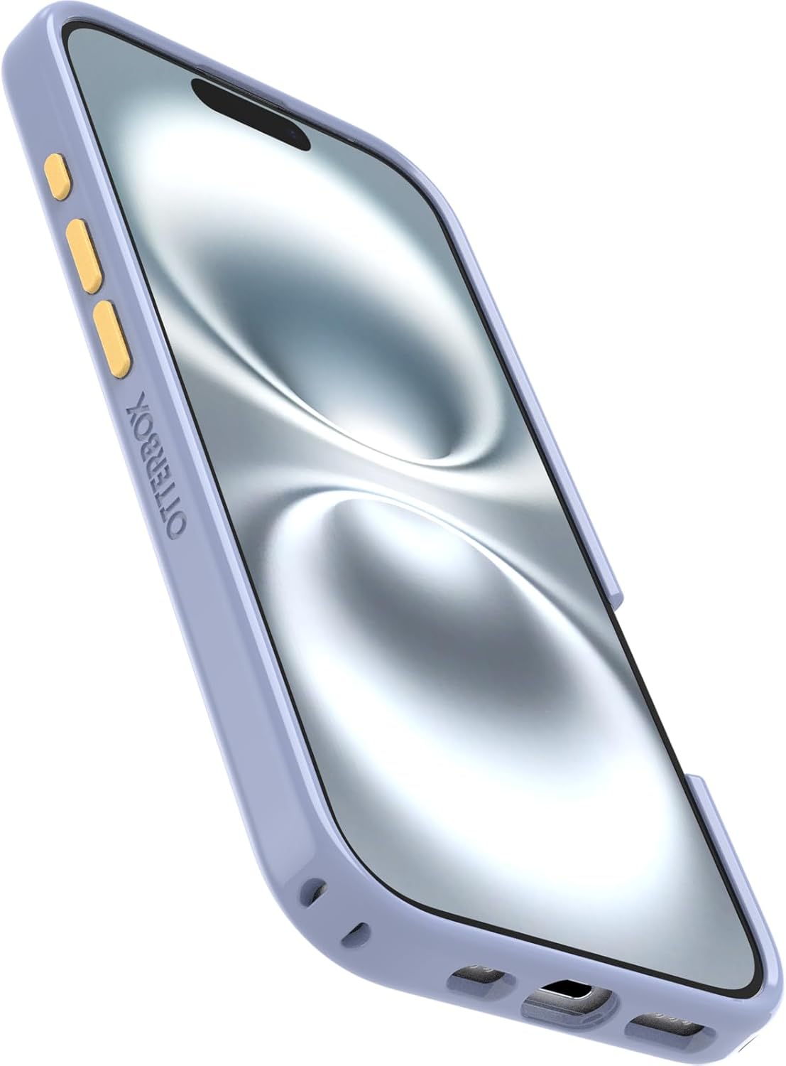 OtterBox SYMMETRY SERIES Case for iPhone 16 Plus - Floral Purple (Clear) (Certified Refurbished)