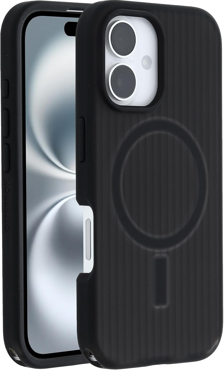 OtterBox SYMMETRY SERIES Soft Touch Case for iPhone 16 - Dark Echo (Black) (Certified Refurbished)