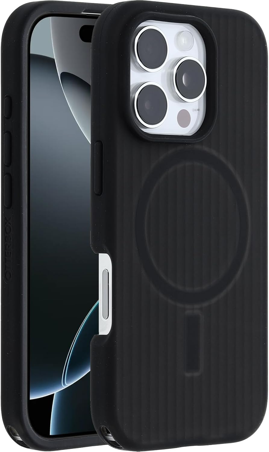 OtterBox SYMMETRY SERIES Soft Touch Case for iPhone 16 Pro - Dark Echo (Black) (Certified Refurbished)