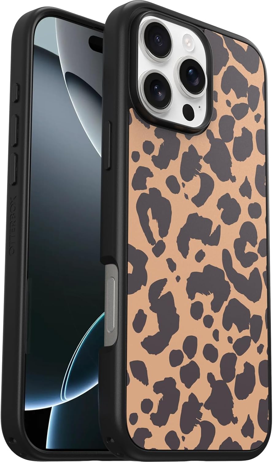 OtterBox SYMMETRY SERIES Case for iPhone 16 Pro Max - Leo Look (Black) (Certified Refurbished)