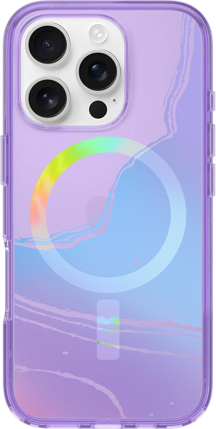 OtterBox SYMMETRY SERIES Clear Case for MagSafe iPhone 16 Pro - Galactic Dreaming (Certified Refurbished)