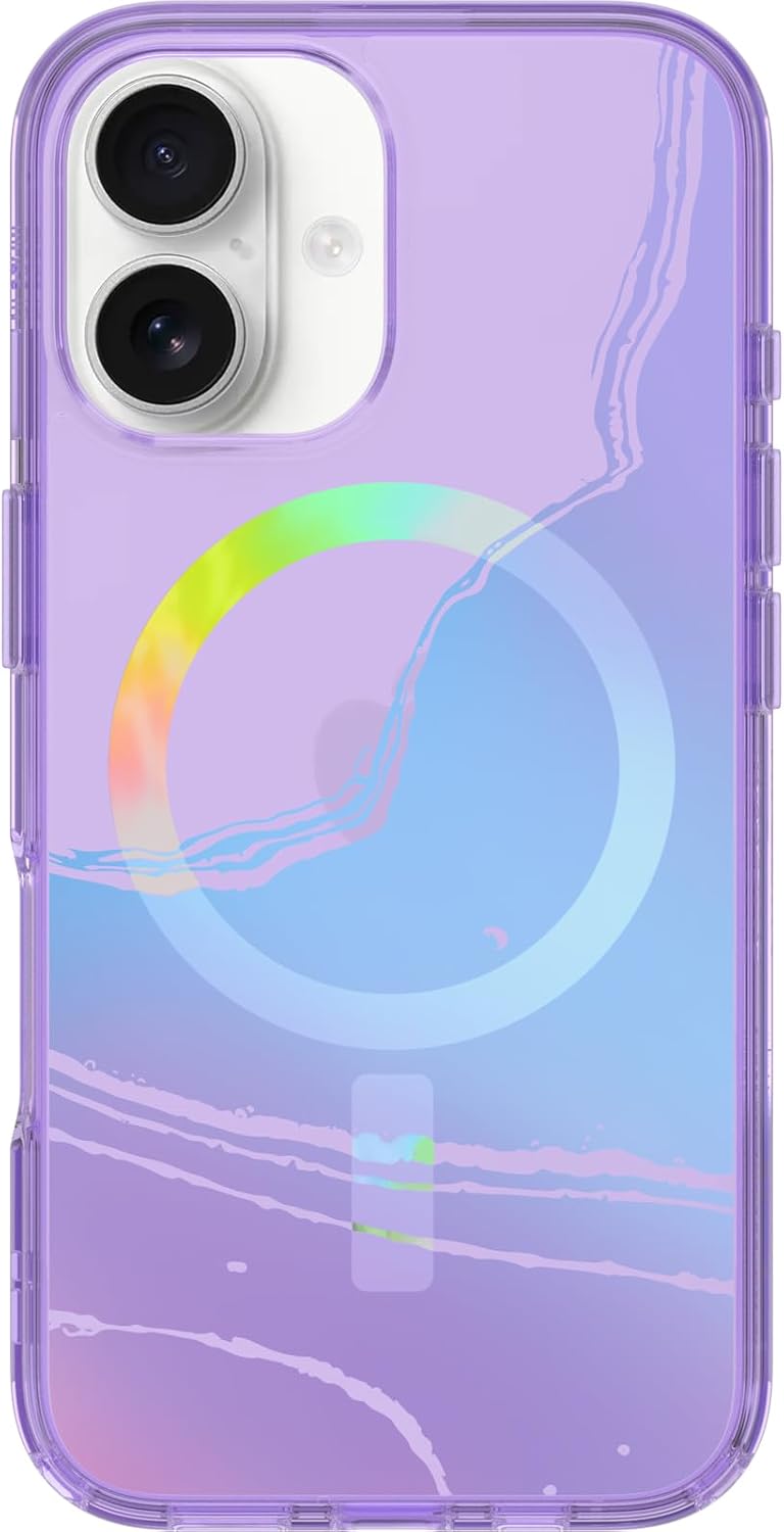 OtterBox SYMMETRY SERIES Clear Case for MagSafe iPhone 16 - Galactic Dreaming (Certified Refurbished)