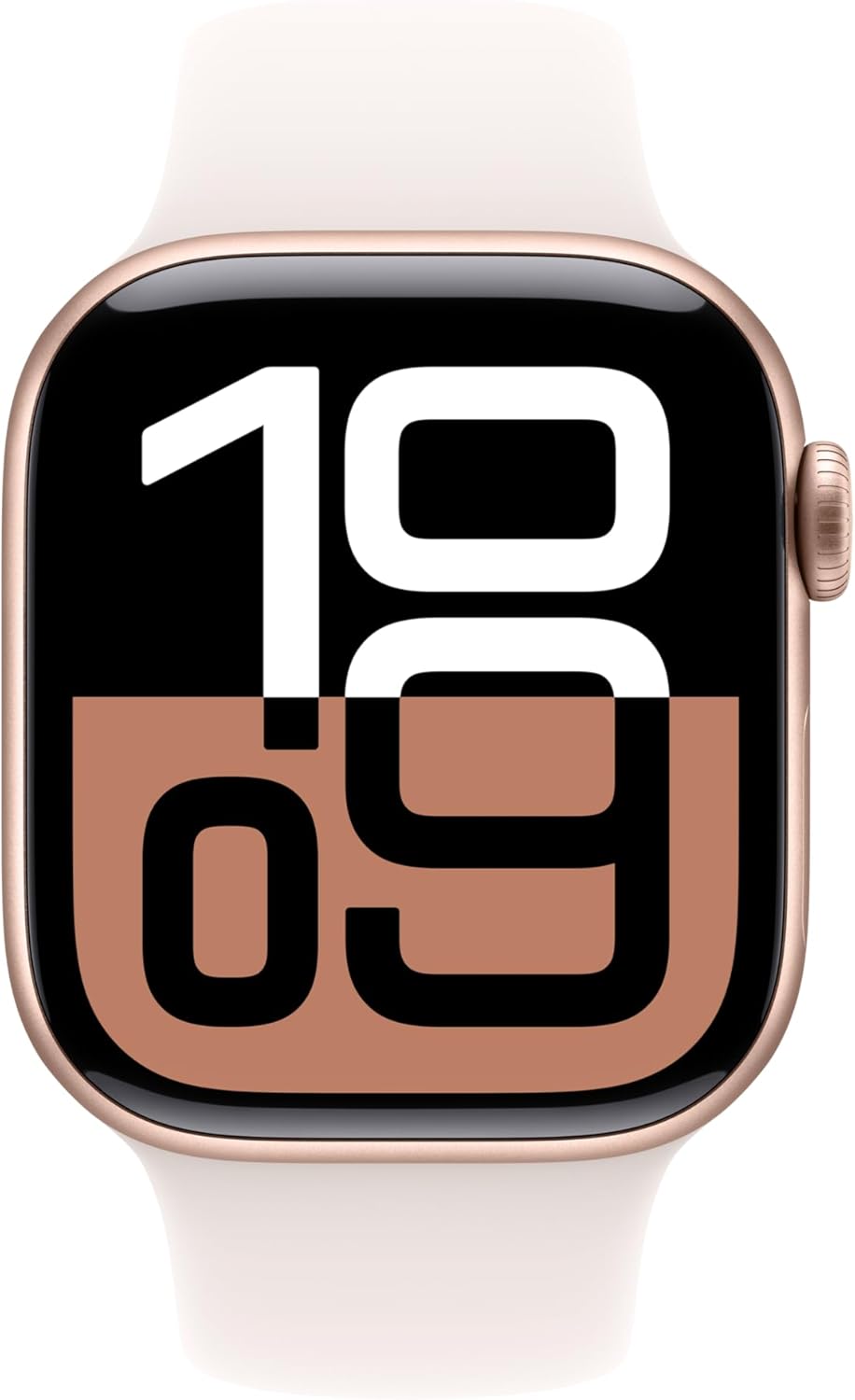 Apple Watch Series 10 (GPS) 42MM Rose Gold Aluminum Case Light Blush Sport Band (Used)