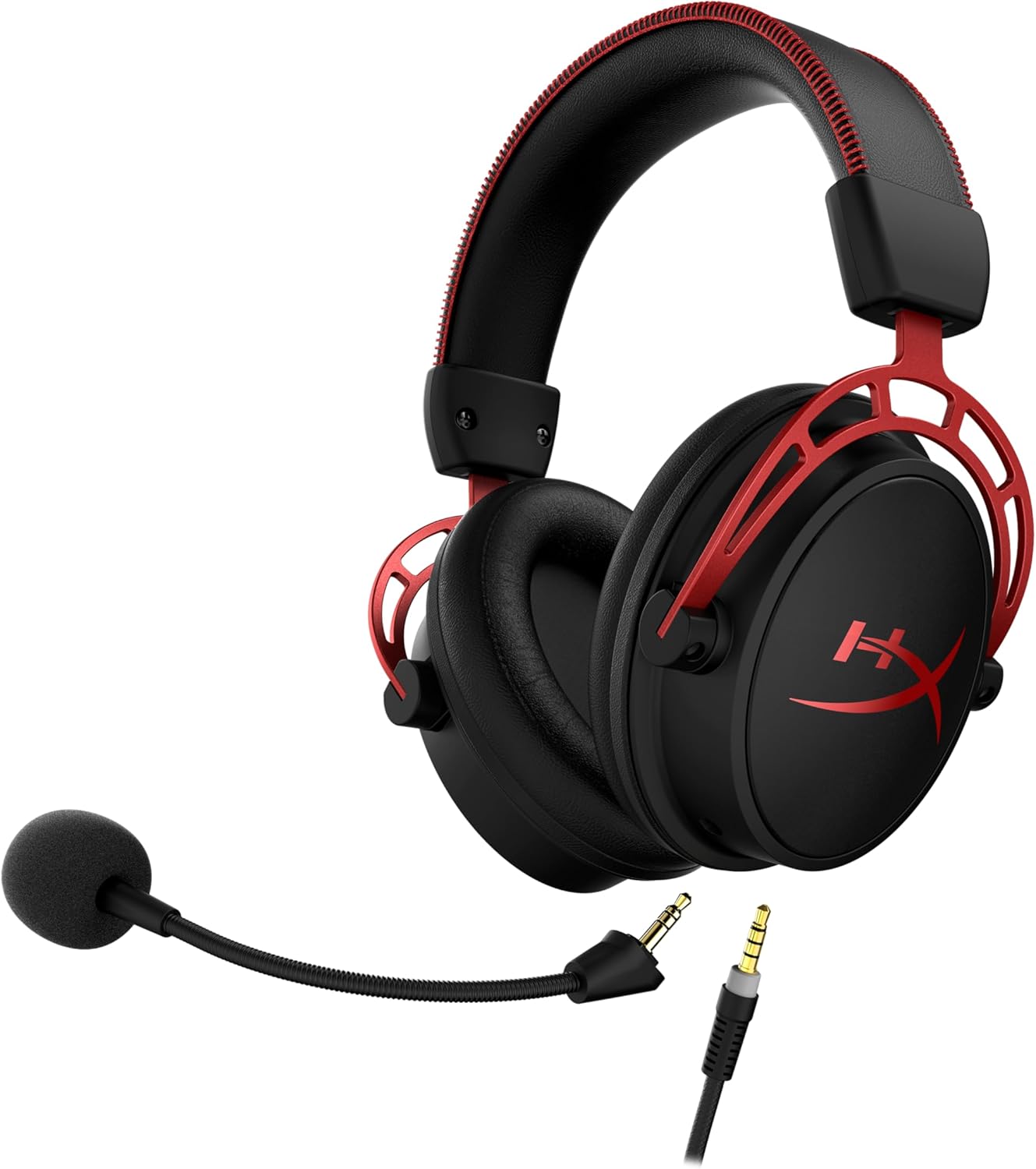 HyperX Cloud Alpha Wireless Gaming Headset for PC, PS5, and PS4 - Red (Certified Refurbished)