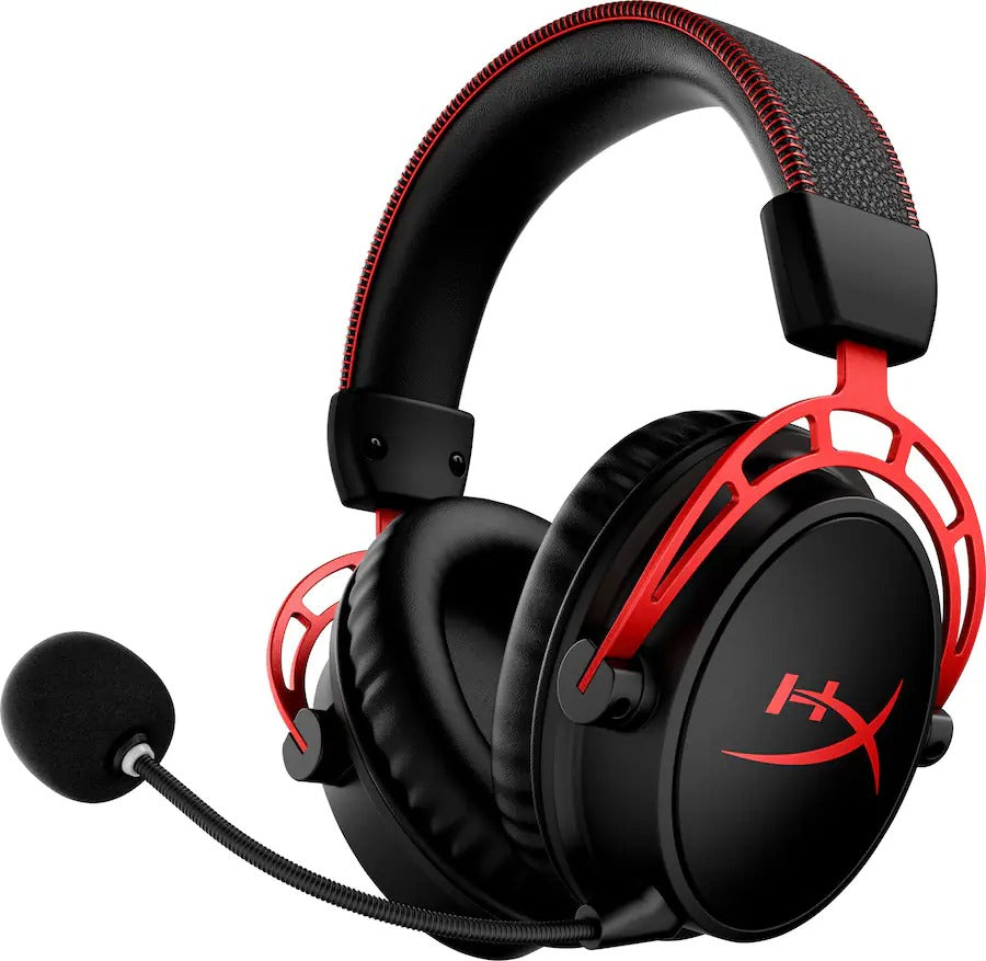 HyperX Cloud Alpha Wireless Gaming Headset for PC, PS5, and PS4 - Red (Certified Refurbished)