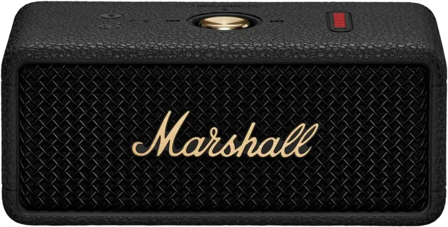 Marshall Emberton III Portable Bluetooth Speaker - Black and Brass (Renewed)