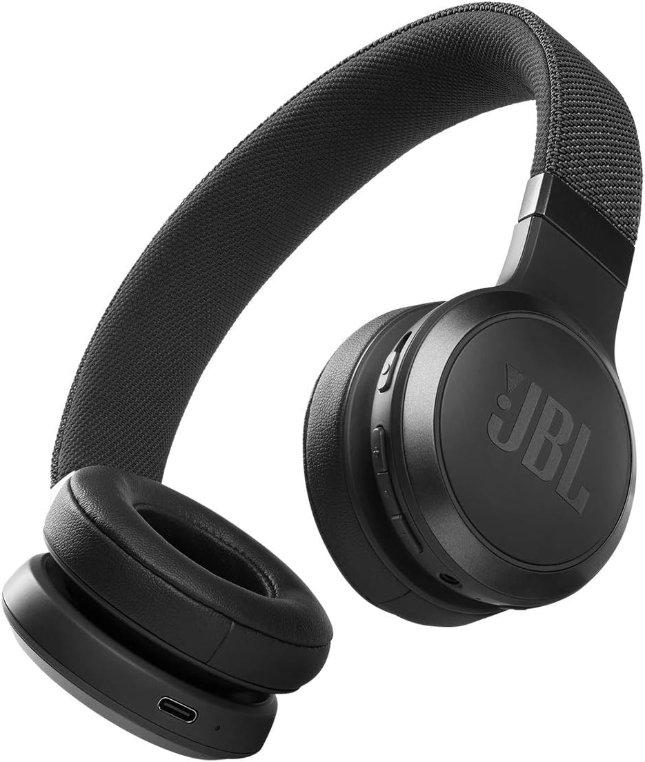 JBL Live 460NC Wireless Noise Cancelling On-Ear Headphones - Black (Certified Refurbished)