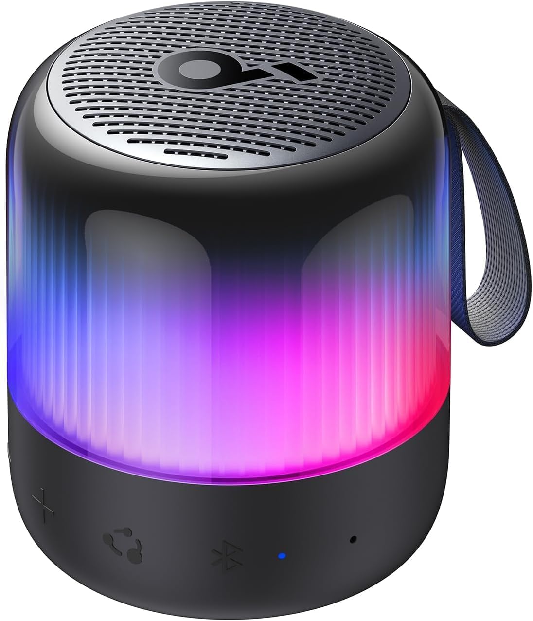 Soundcore Glow Mini Portable Bluetooth Speaker System - Black (Refurbished)