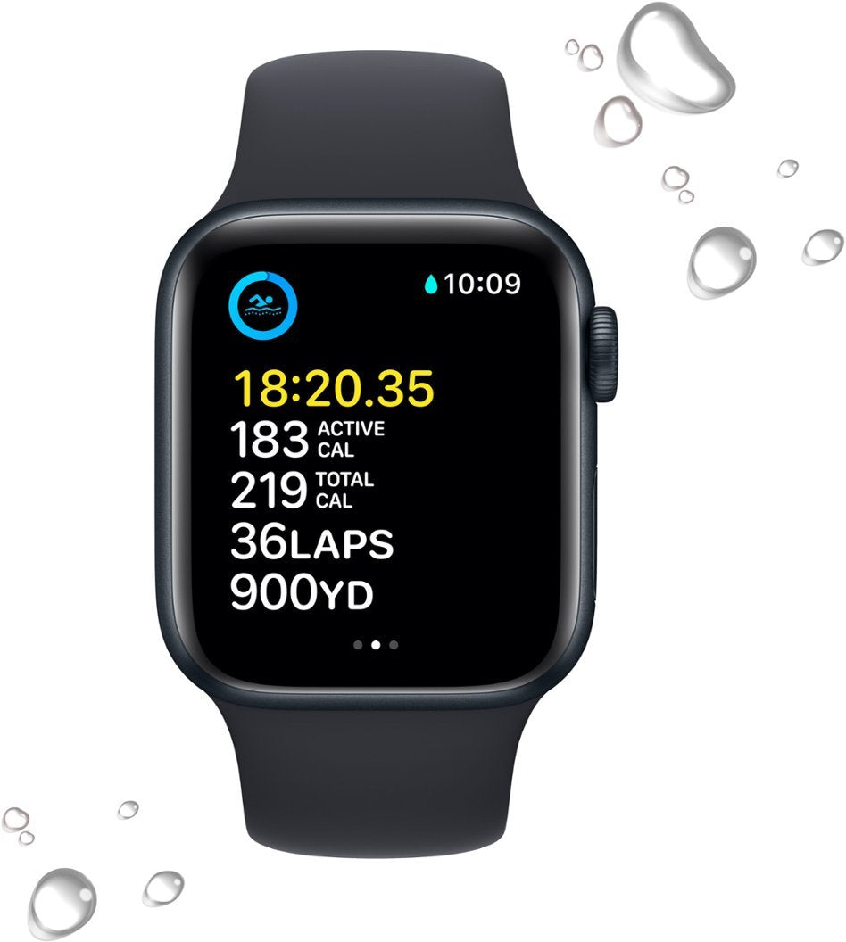 Apple Watch Series 4 GPS+LTE w/ 40MM Space Gray Aluminum Case & Black Sport Band (Renewed)