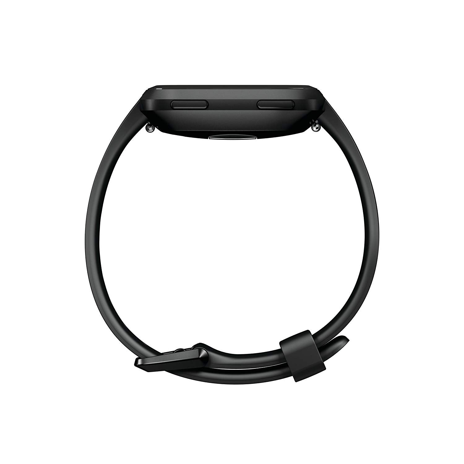 Fitbit Versa Fitness Smartwatch - Black/Carbon (Certified Refurbished)