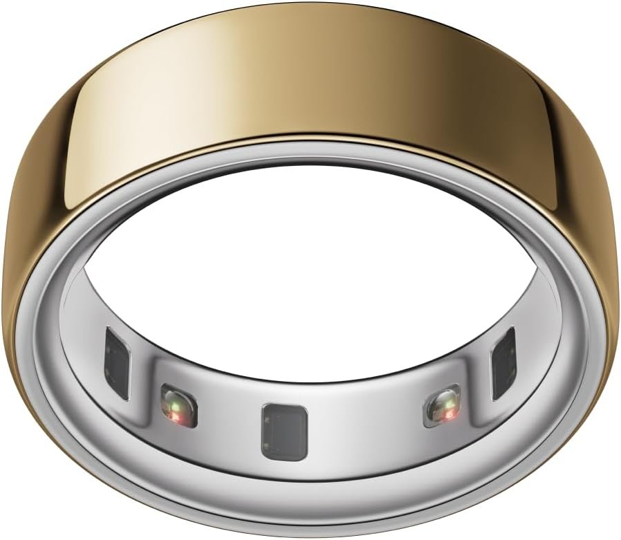 Oura Ring 4 – Size 8, Standard Titanium – Gold (Refurbished)
