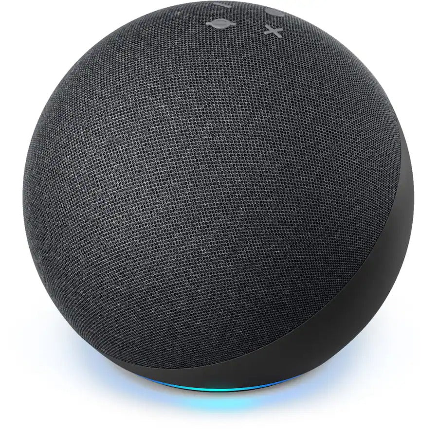 Amazon Echo (4th Gen) With premium sound, smart home hub & Alexa - Charcoal (Certified Refurbished)