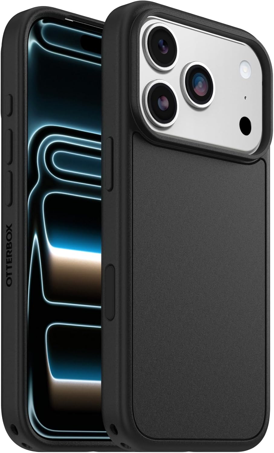 OtterBox SYMMETRY SERIES Clear Magsafe Case for iPhone 17 Pro - Black (Renewed)