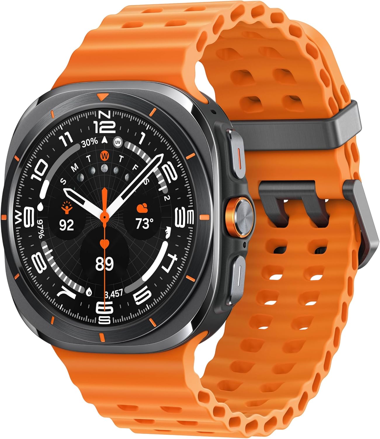 Samsung Galaxy Watch Ultra (2025) 47MM (GPS + Cellular) Titanium Gray Orange Marine (Used)