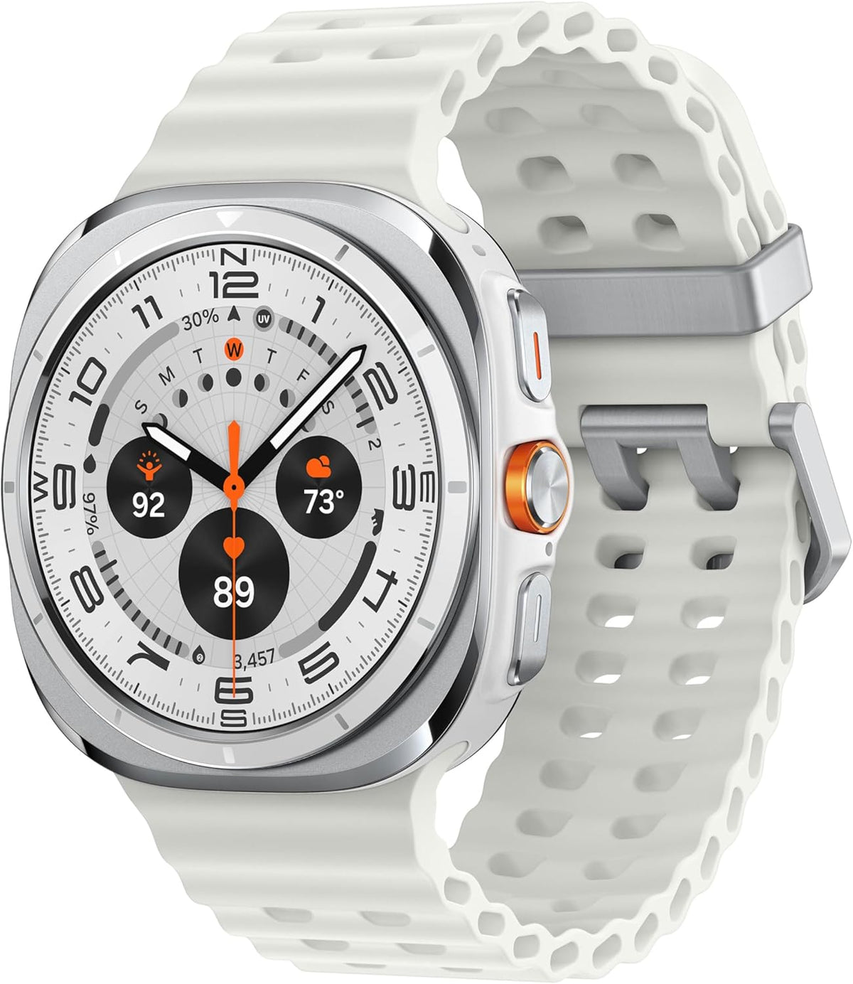 Samsung Galaxy Watch Ultra (Wifi + LTE Unlocked) 47MM Titanium White Marine (Pre-Owned)