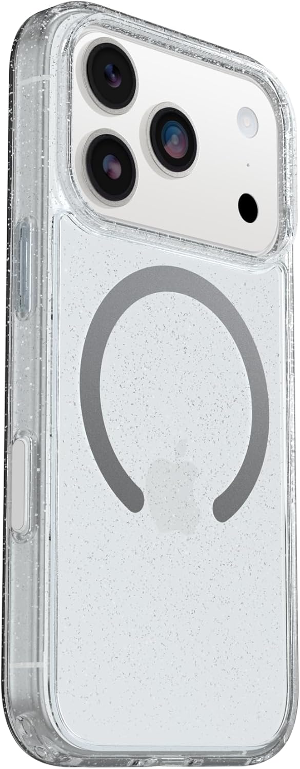 OtterBox SYMMETRY SERIES Clear Magsafe Case for iPhone 17 Pro - Stardust (Renewed)