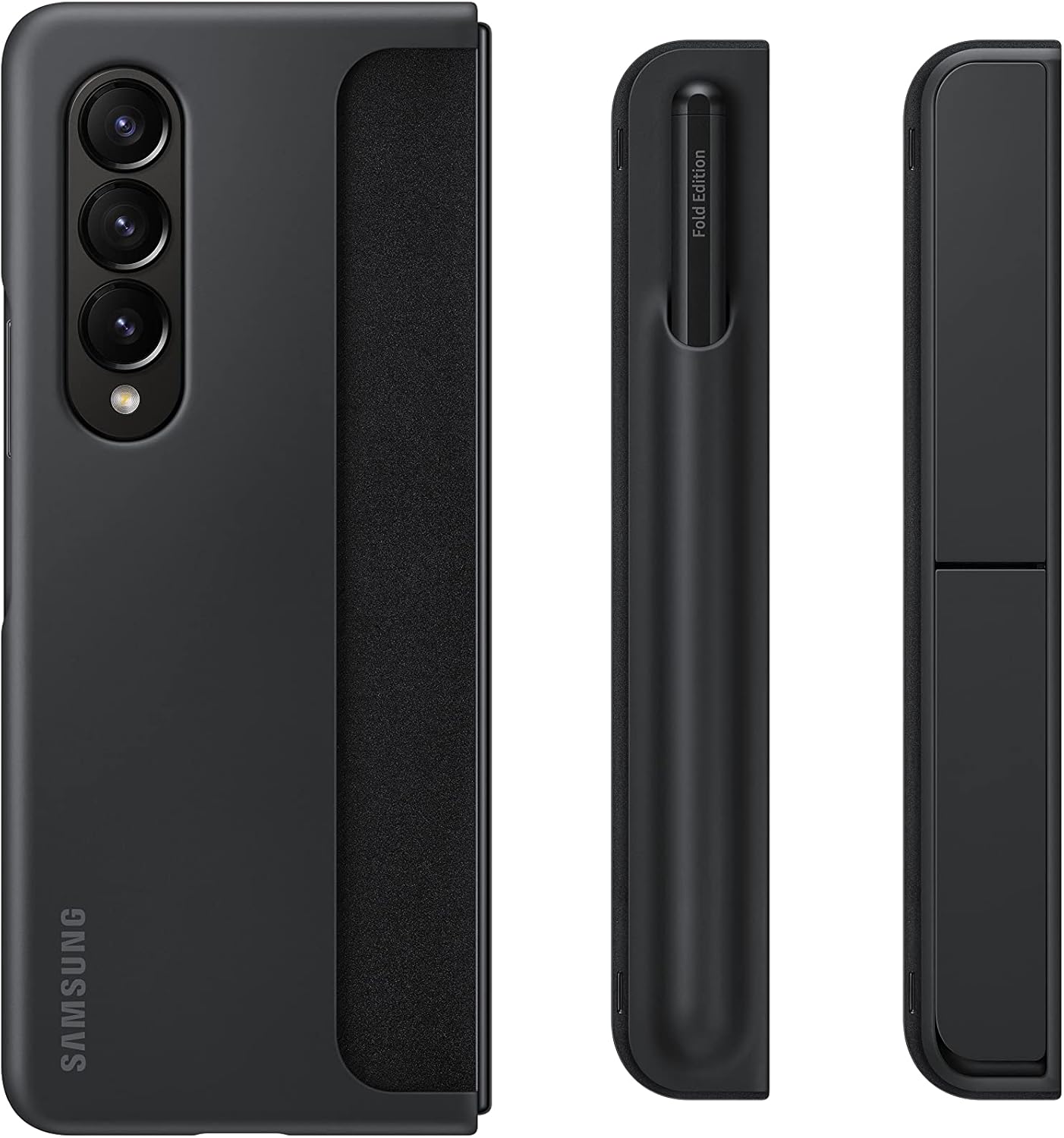 Samsung Galaxy Z Fold4 Standing Cover with Pen - Black (Refurbished)