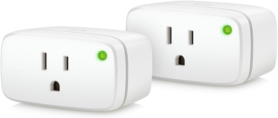 Eve Energy (Matter) 2 Pack Smart Plug, App and Voice Control - White (Renewed)