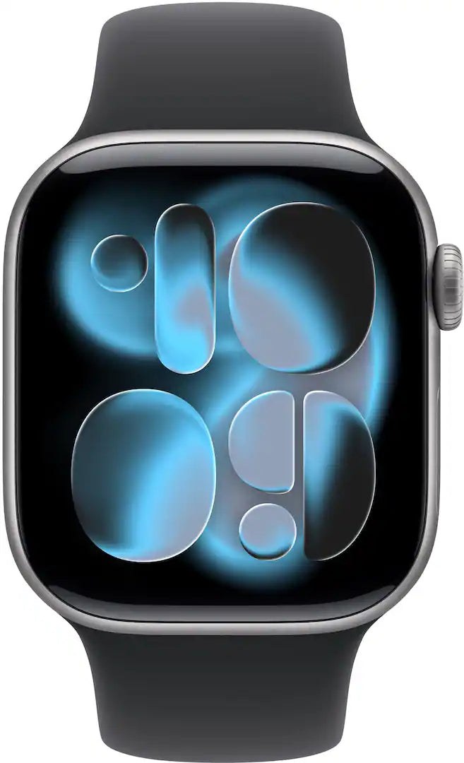 Apple Watch Series 11 (GPS) 42MM Space Gray Aluminum Case Black Sport Band (Refurbished)
