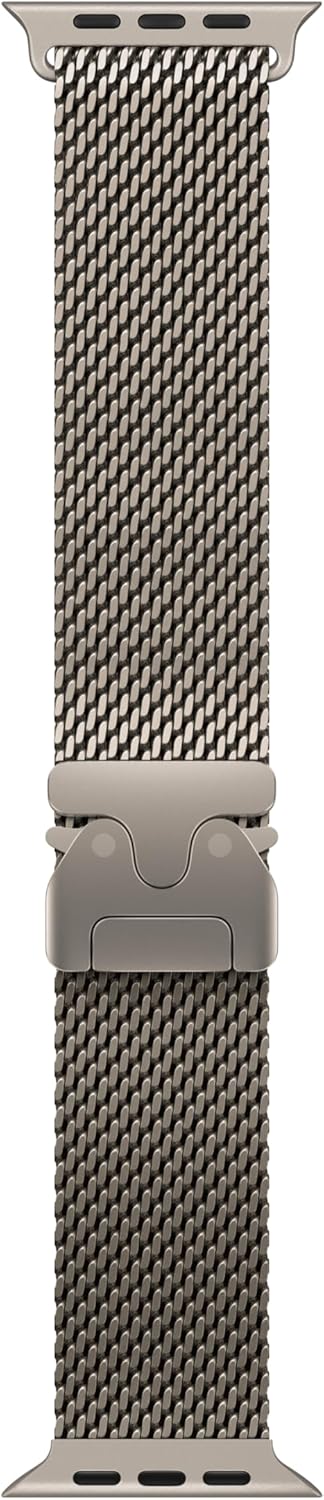 Apple Watch Band Ultra - Milanese Loop (49mm) - Small - Natural Titanium (Renewed)