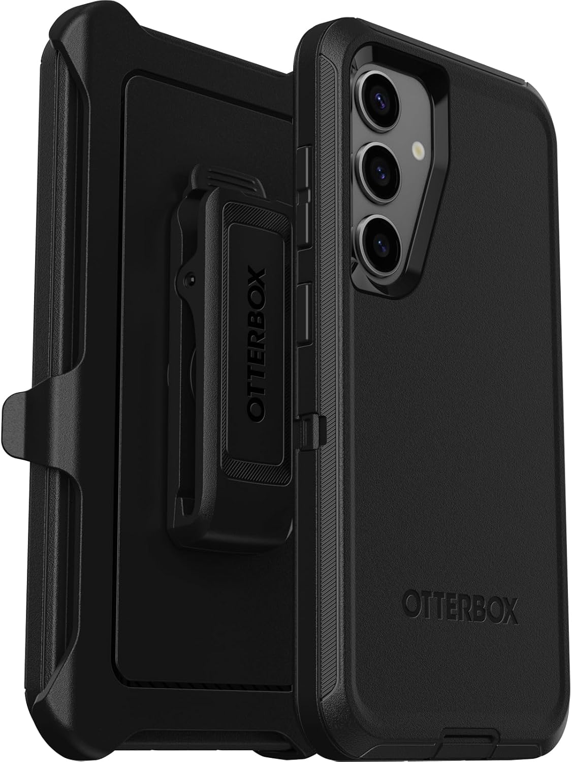 OtterBox DEFENDER SERIES Case with Holster for Samsung Galaxy S25/S24 - Black (New)
