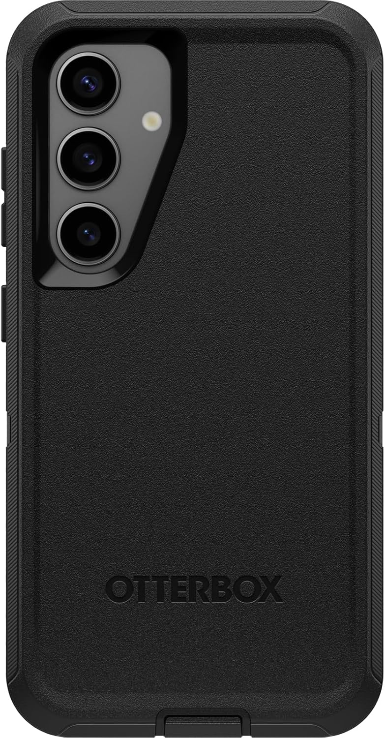 OtterBox DEFENDER SERIES Case with Holster for Samsung Galaxy S25/S24 - Black (New)