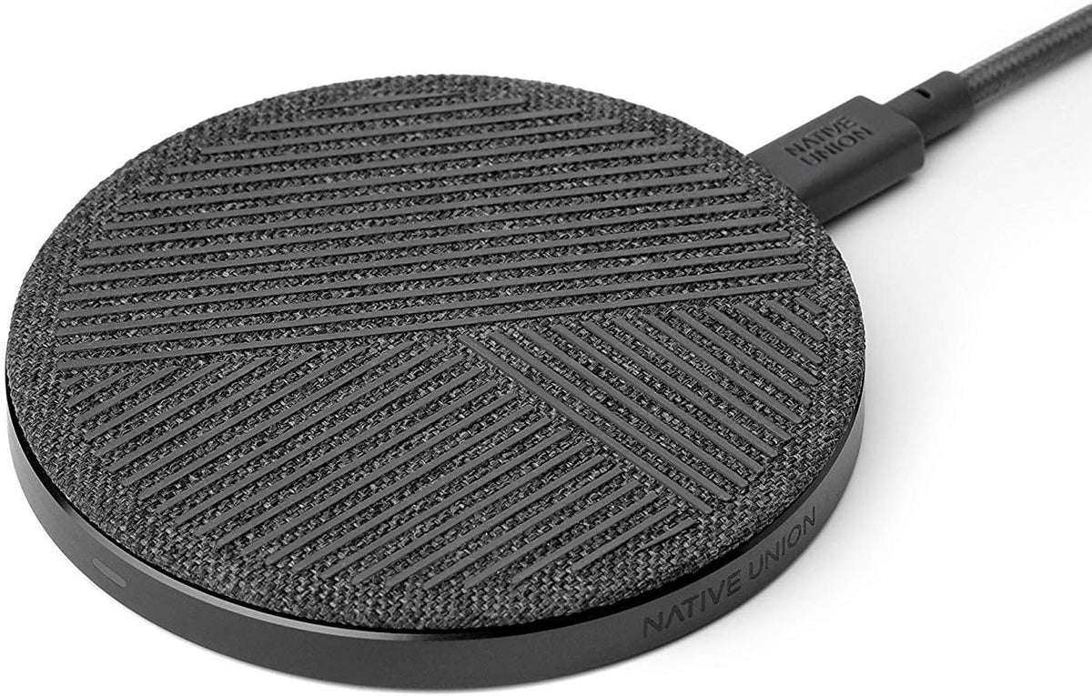 Native Union Drop Wireless Charging 7.5W Qi Wireless Charger - Slate (Renewed)