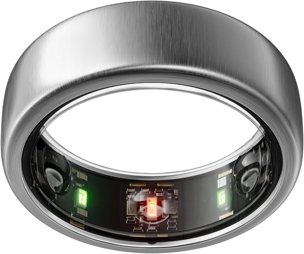 Oura Ring Gen3 – Size 8, Horizon – Brushed Titanium (Refurbished)