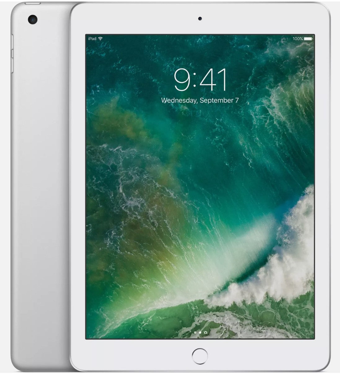 Apple iPad 5th Generation, 128GB, Wifi Only - Silver (Renewed)