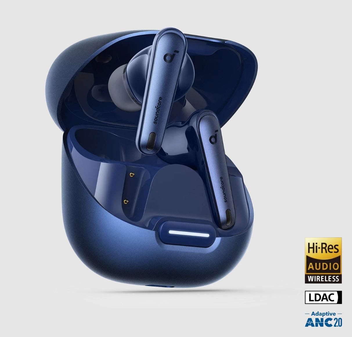Soundcore by Anker Liberty 4 NC Noise Canceling Wireless Earbuds - Navy Blue (Certified Refurbished)