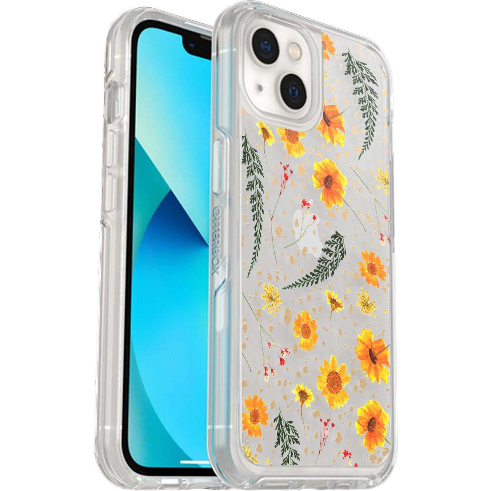 OtterBox SYMMETRY SERIES case for Apple iPhone 13 - Impressive Floral (77-86730) (New)