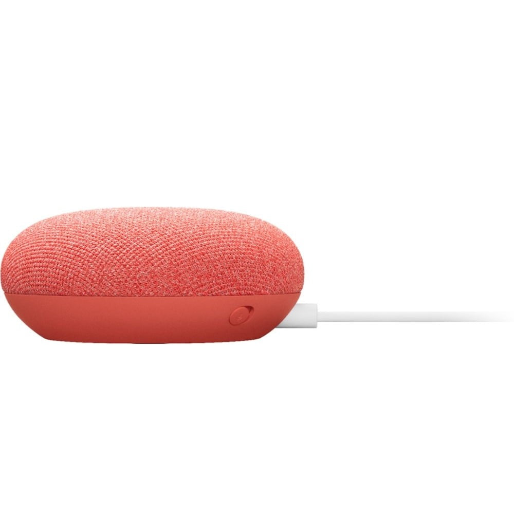 Google Home Mini Smart Speaker w/ Google Assistant - Coral Pink